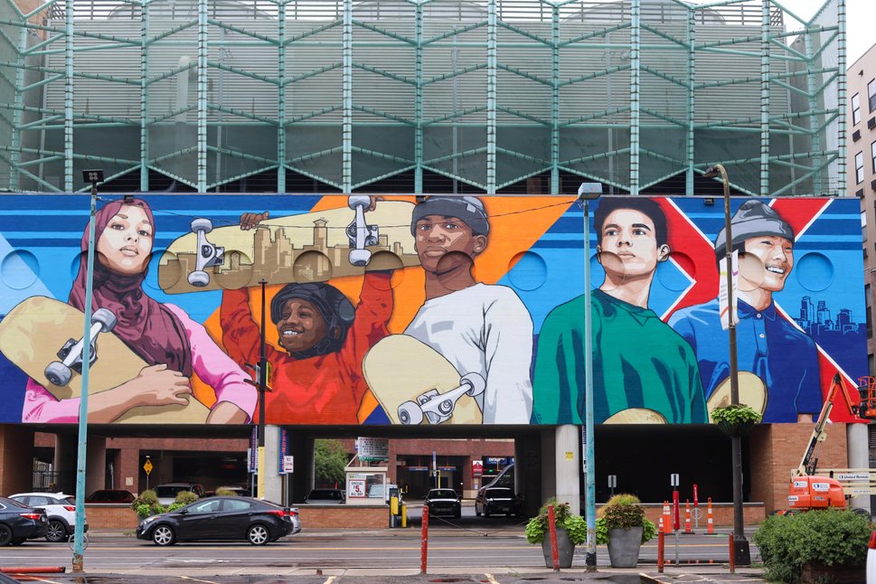 X Games Mural by Hennepin Theatre Trust X Games Mural by Hennepin Theatre Trust