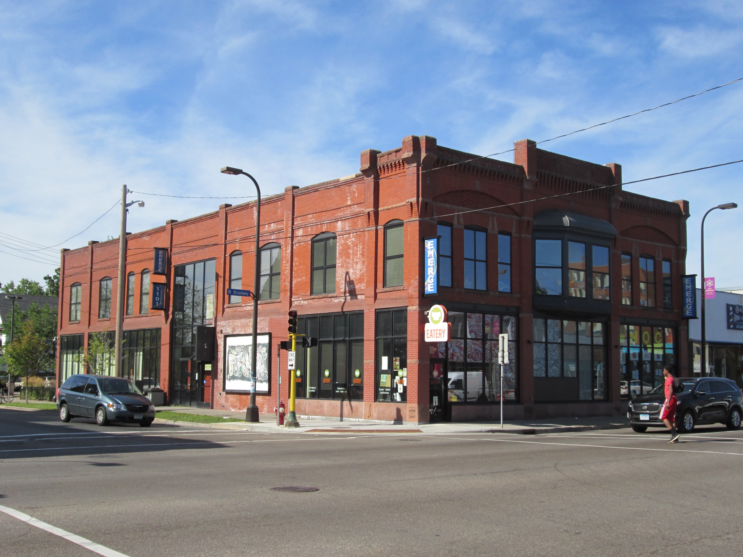 Retail and office building at 1101 West Broadway