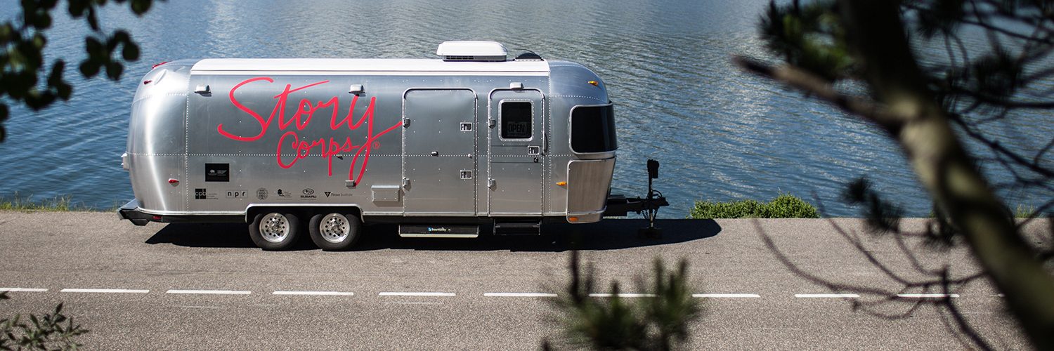 StoryCorps mobile booth