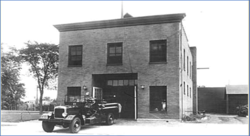 Fire Station 24 at 4501 Hiawatha Avenue, circa 1930