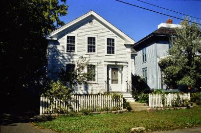 Pease-Rollins House historic landmark at 101 Island Avenue West circa 1990