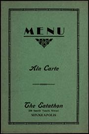 The Spot Cafe menu Circa 1935