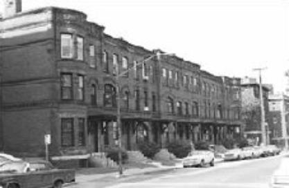 West Fifteenth Street Rowhouses 1974