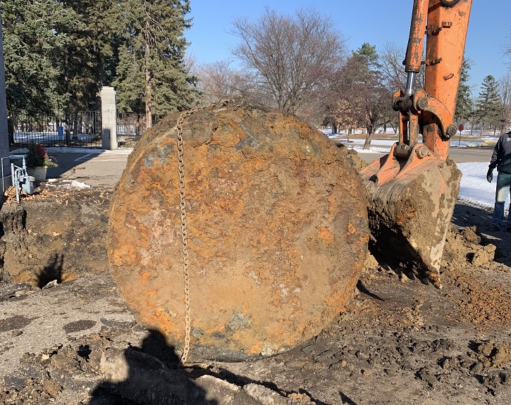 Storage tank in Minneapolis