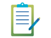 Notepaper icon for the Green Cost Share program.